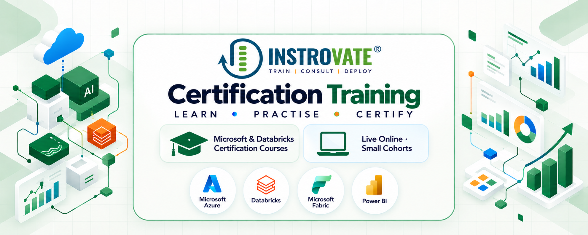 Instrovate Certification Training – Microsoft and Databricks certification courses, live online with small cohorts